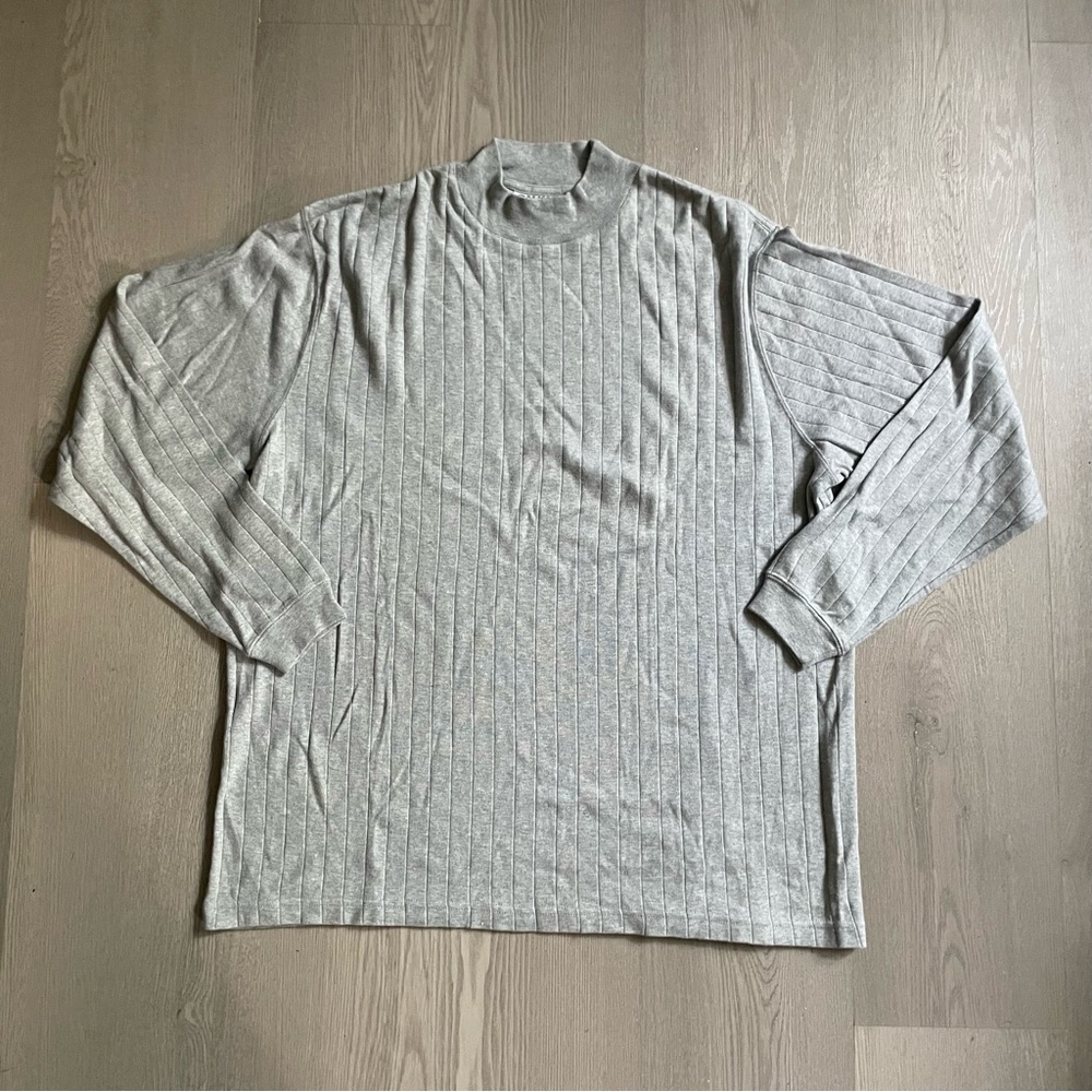 Vintage Balmain Paris mock neck shirt
